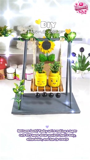 DIY Cute Home Decor Idea 🏡💕 | Easy Handmade Room Decoration Craft