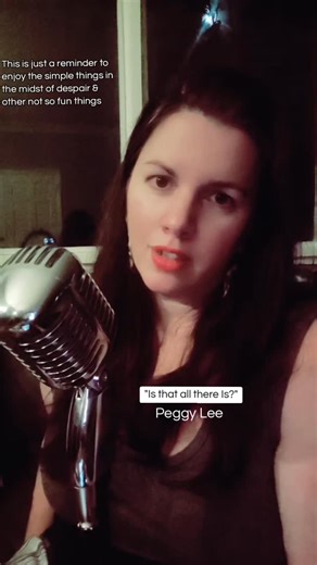 Caroline Monroe on Instagram: "Is that all there is? Peggy Lee #musictherapy #Singing #peggyLee #musiciansofinstagram #MusicLover"