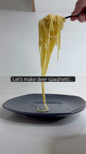 How To Make Deer Spaghetti
