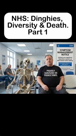 The NHS waiting room has changed — it’s now a test of how long you can survive boredom. This short is a darkly funny look at the NHS in 2026: queues, GP delays, digital apps, and “fast track” nonsense that doesn’t exist. You’ll see the absurd reality of UK healthcare through exaggerated characters, deadpan dialogue, and ridiculous signage — because sometimes satire is the only way to describe what’s actually happening. If you’ve ever waited months for a GP appointment, sat in A&E for hours, or b
