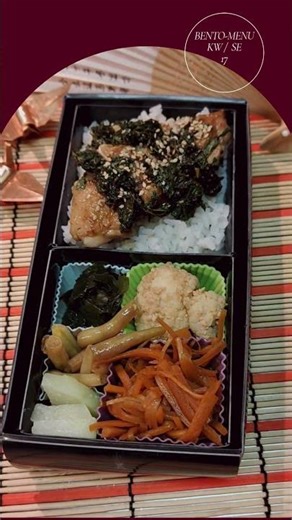 Bento Menu semaine / KW17 - 2026 Biel/Bienne #seeland #suisse #cuisinejaponaise #bento