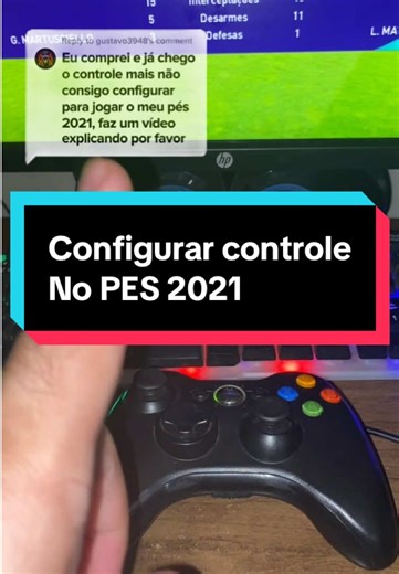 Tutorial de Configuração do Controle no PES 2021