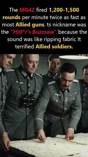 Why the MG42 Was Feared as the ‘Human Chainsaw’ of WWII #shorts