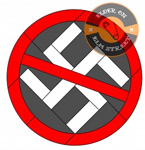Dead Kennedys logo stained glass pattern