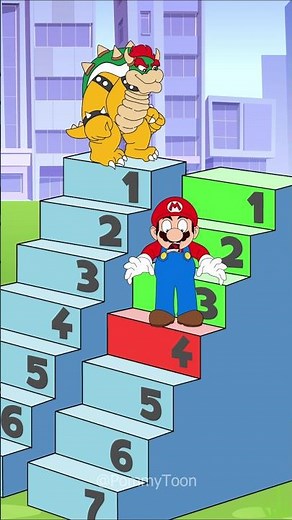 POV Perfect Step Challenge - Mario vs Bowser