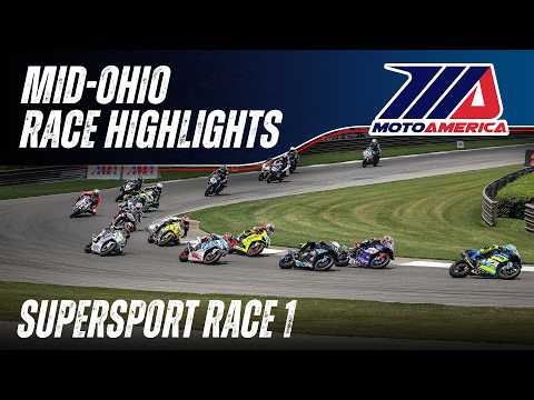 Supersport Race 1 at Mid-Ohio 2026 - HIGHLIGHTS | MotoAmerica
