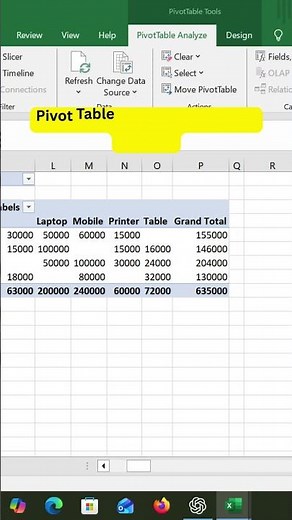 Create Pivot Tables Without Using the Mouse #excelshortcuts