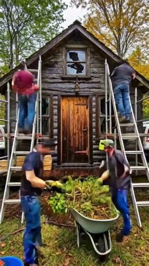 Abandoned Log Cabin Restored Into a Luxury Retreat | Unreal Timelapse