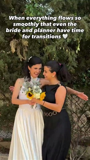 BRIDE and PLANNER beautiful TRANSITION 🥰 #wedding #bride #transition #shorts