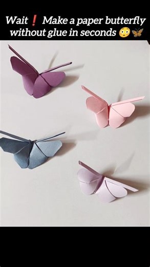 Paper Butterfly 🦋 ✨#art#explore#diy#viral#origami#trending#shorts#shortsfeed#youtube#song#butterfly