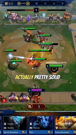 Dota War Chess: Unexpectedly Good Game - Blown Away! #leagueoflegends #tft