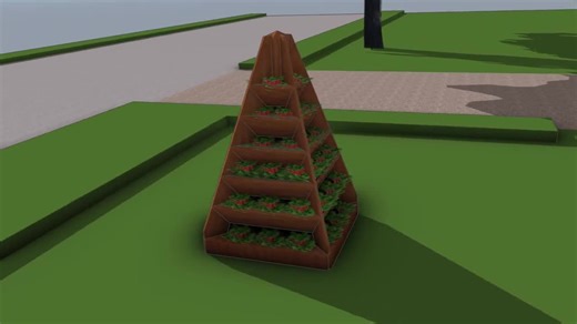 DIY Pyramid Strawberry Planter Plans - Tiered Garden Tower (PDF Download)
