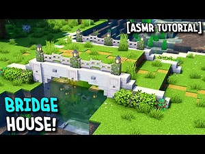 ⛏️ Minecraft : How to Build a Pale Oak Bridge House 🏡 [ASMR Tutorial]