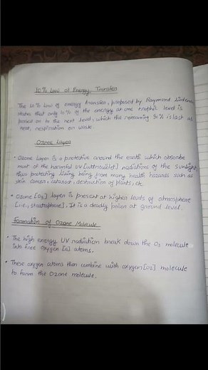 Biology | Chapter 13 | Our environment | Notes | Science chapter 13 | Class 10th | Science |