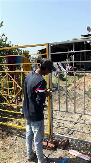 Welding gate | #arcwelding #shortsfeed