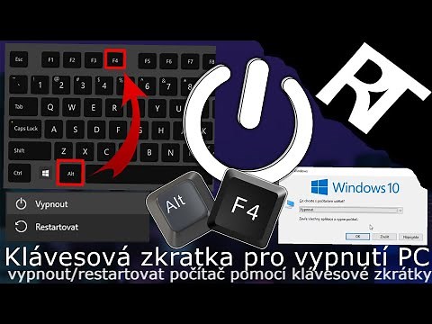 Jak vypnout počítač pomocí klávesnice - Jak vypnout PC pomocí klávesové zkratky - Windows 10