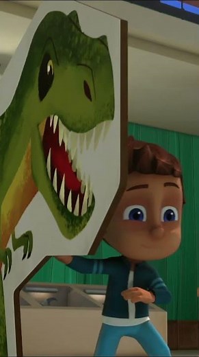 Superheroes vs. Dinosaur Thief! | PJ Masks