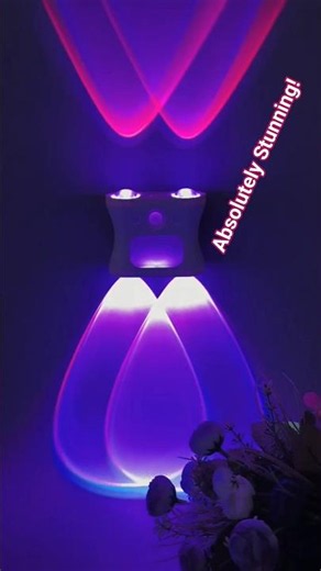 🔥 Smart Motion Sensor RGB Wall Light | Amazing Color Changing LED Light #shorts