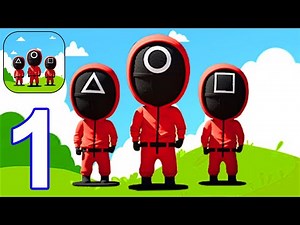 The Squid Battle Game 3D - Gameplay Walkthrough Part 1 All Levels (Android, iOS)