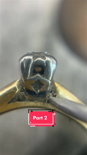 Repairing a 30-Year-Old Engagement Ring | Jewelry Restoration Process