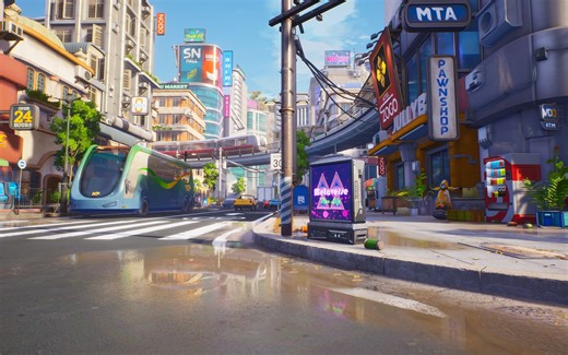 【虚幻4】CityStreets城市街道（3D场景学地编）