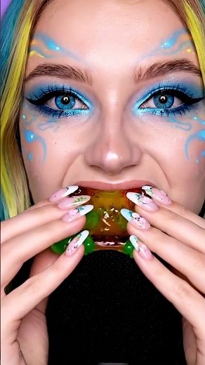 Satisfying Jelly Frog ASMR | Relaxing Chewy Eating Sounds | 4K #relaxingasmr #mukbang #asmr