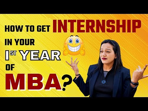 How to get an MBA internship🤔? || 🔝Platform To Get Internship In First Year Of MBA✅ #mbainternship