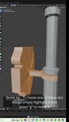 How To Make a Fantasy Wall Torch in Blender (VERY EASY)