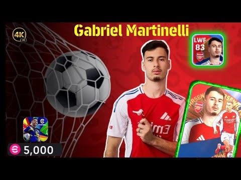 5000 football™ Points Gabriel Martinelli BestTraining Guide🔥🙅‍♂️ #efootball #efootball2025