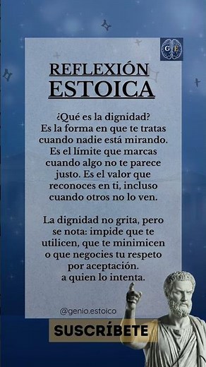 ¿Qué Es La Dignidad? | Reflexión Estoica Sobre Respeto y Valor Propio #estoicismo #últimodía