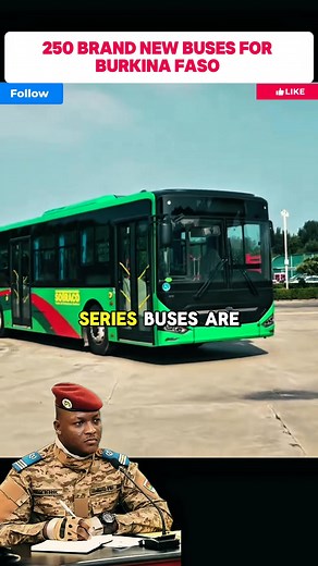 113K views · 6.9K reactions | Burkina Faso Gets 250 Modern Buses from...
