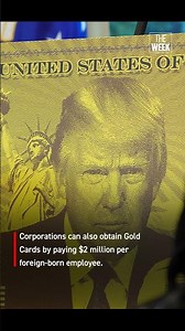Donald Trump introduces 'Gold Card' scheme offering citizenship for $1 million