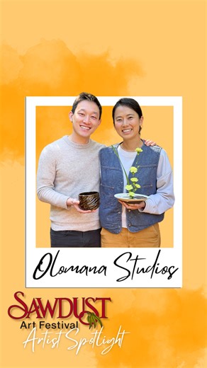Say hello to Eric and Christina of Olomana Studios, two of the newest artists to join the Sawdust family!This creative duo brings their shared passion for ceramics to life through a beautiful blend of traditional techniques and contemporary design. From functional pieces to artistic expressions, their work reflects both craftsmanship and heart.It was a pleasure having them at the Spring Fling, and we look forward to many more festivals together!#SawdustArtFestival #OlomanaStudios #CeramicArt #La