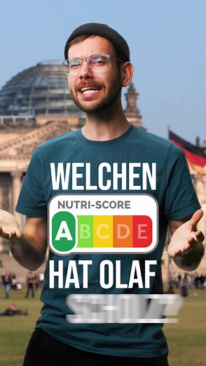 Olaf Scholz: Ein kornfreier Snack mit Nutri Score C?