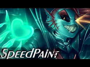 Undyne the Undying SPEEDPAINT - The True Hero (Undertale)
