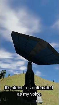 Use Solar not Wind - How to Build Auto Sun Tracking Solar Tower! #spaceengineers #gaming #scrapyard