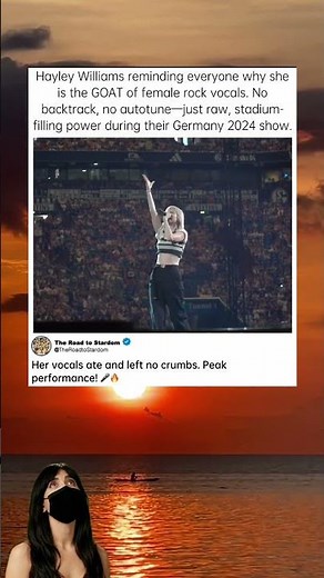 Hayley Williams live vocals are TOP TIER 🎤 #Paramore #HayleyWilliams #LiveVocals #VocalRange