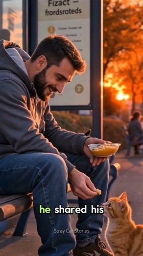 The Cat Who Waited at the Bus Stop #animalstory #shorts