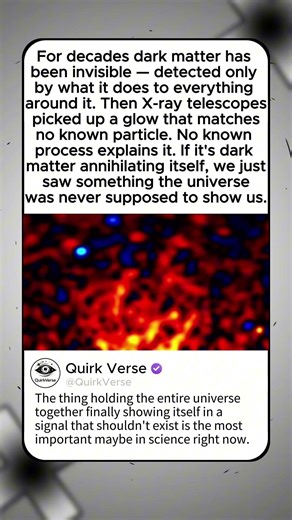 A SIGNAL APPEARED IN SPACE THAT SHOULDN'T EXIST —