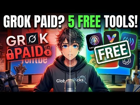 “5 FREE AI Tools Better Than Grok 🤯”