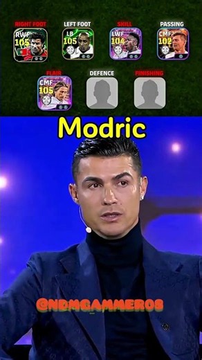 Ronaldo picked his favourite players based on their skill😱🔥 #efootball2023 #efootball2024