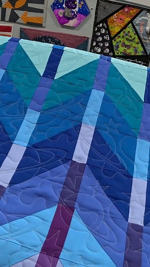 13K views · 226 reactions | What a fun pantograph this was to watch stitch out! Maker: Kendall M Quilt Pattern: Unknown Pantograph: 050 - Stellar by Urban Elementz Thread Color: Finesse Thread in Smokey Quartz Quilted on my Grace Company 16x Elite with Quilters Creative Touch automation #longarmquilter | Rose City Originals | Facebook