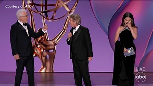 We love when the #OnlyMurdersInTheBuilding cast roasts each other. What was your favorite moment from last night's #Emmys? | MOVIECLIPS