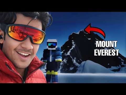 I Finally Climbed Mt Everest In MINECRAFT | Ayurasama