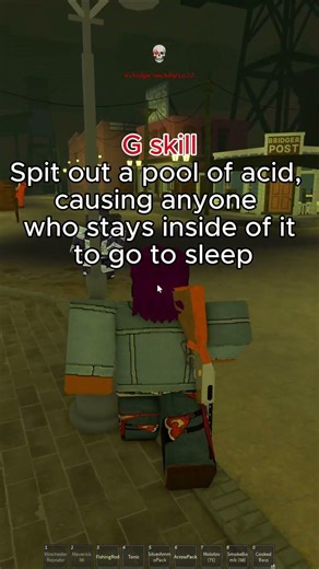 Bridger Western whitesnake showcase ! #roblox #jojo #jjba #showcase