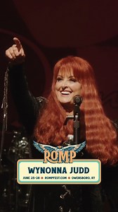 ✨ Join us at ROMP this summer as music legend Wynonna Judd returns to her Kentucky roots for an incredible performance you don't want to miss!✨ Grab your tickets today and join the celebration! ➡ rompfest.com Be part of the magic this summer at the 22nd Annual ROMP Festival, June 25–28 in Owensboro, KY! 🎶 With unforgettable performances by Wynonna Judd, Sam Bush, Del McCoury, Molly Tuttle & more, this is the festival you won’t want to miss. 🌟🪕 | ROMP