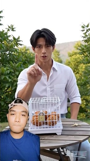 Jinu has KFC chicken 😱 #kpopdemonhunters
