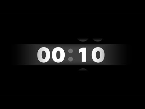 10 Seconds Digital Countdown Timer | Clock Sound & Background Music