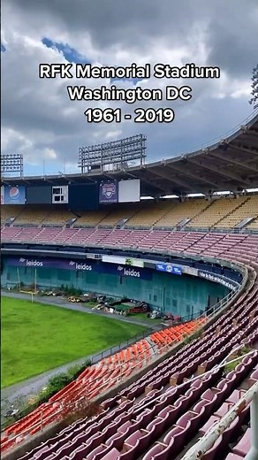 Abandoned RFK Stadium in Washington DC