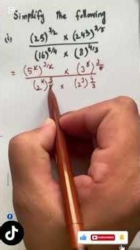 how to Simplify the algebraic expression | Silent Math Tutor #mathematics